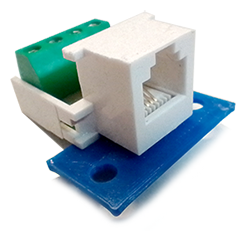 RJ11 Hembra + Bornera